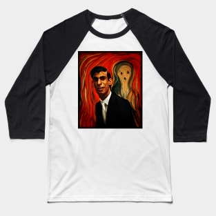 Rishi Sunak's Haunting. Baseball T-Shirt